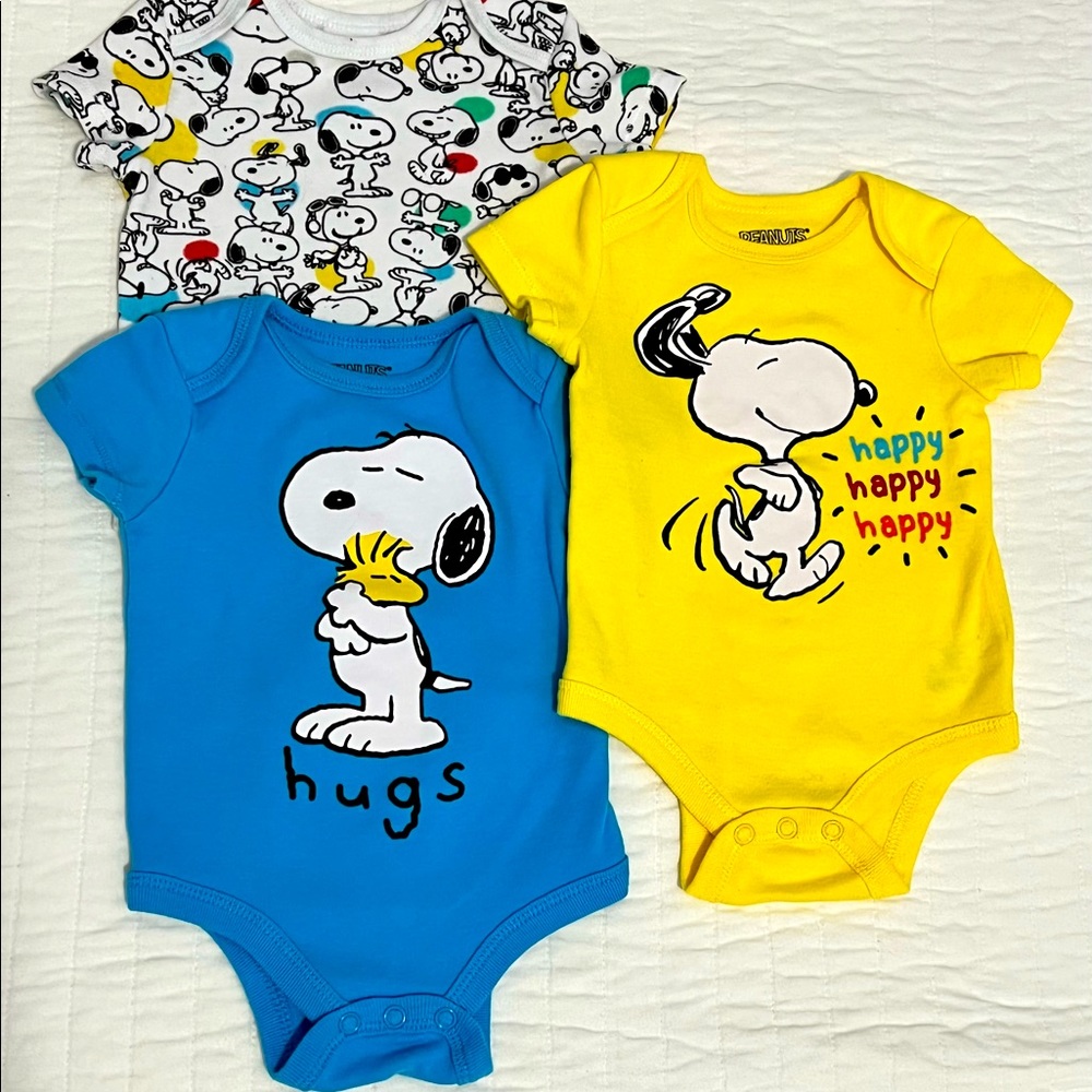 PEANUTS bodysuits